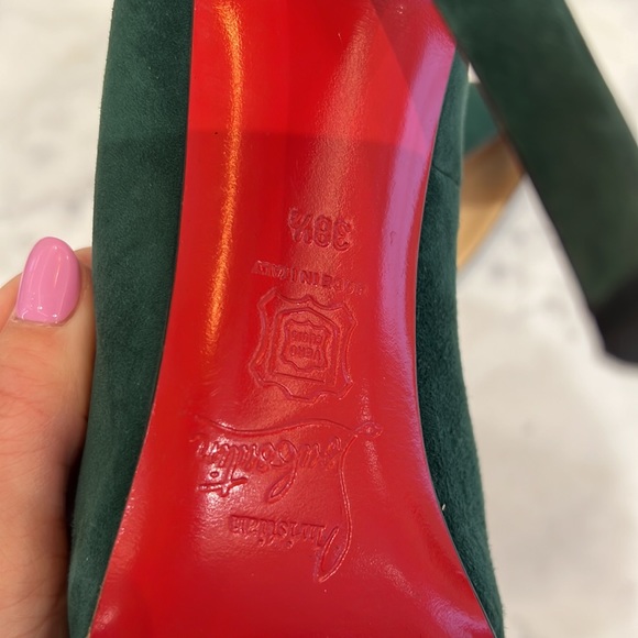 Christian Louboutin dark green pumps - Picture 5 of 5